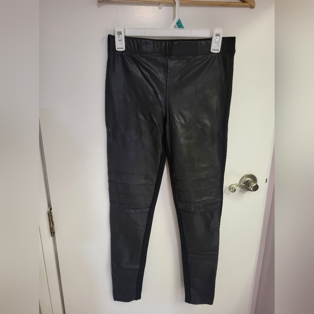 Dynamite Black Faux Leather Pants
